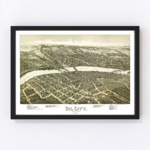 Oil City Map 1896