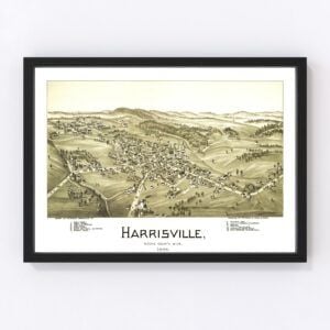 Harrisville Map 1899