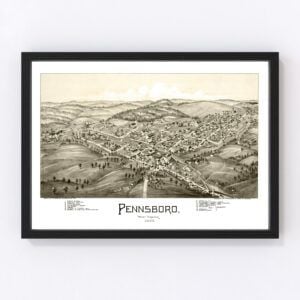 Pennsboro Map 1899