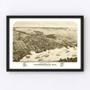 Jacksonville Map 1876
