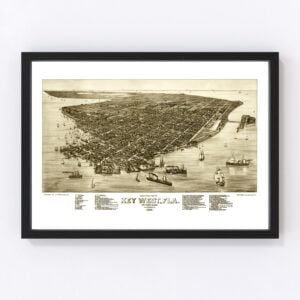 Key West Map 1884