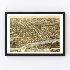 Knoxville Map 1871