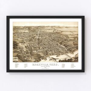 Knoxville Map 1886