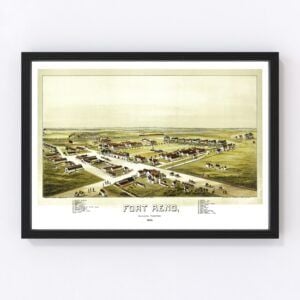 Fort Reno Map 1891