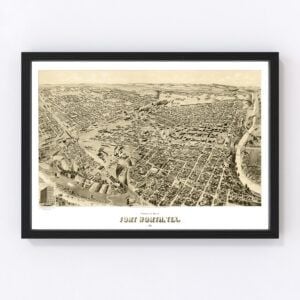 Fort Worth Map 1891
