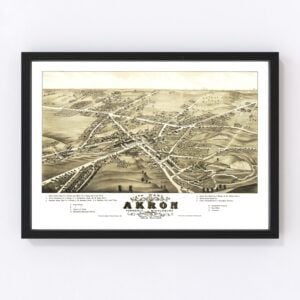 Akron Map 1882