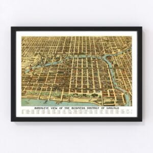 Chicago Map 1898
