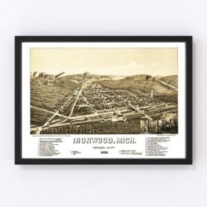 Ironwood Map 1886