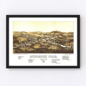 Menomonee Falls Map 1886