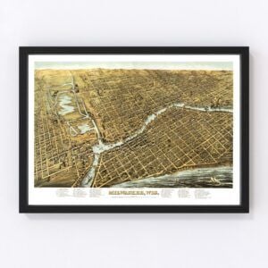 Milwaukee Map 1872