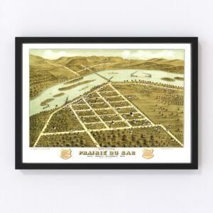 Prairie du Sac Map 1870
