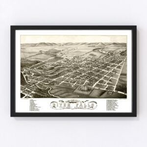 River Falls Map 1880