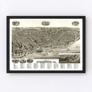 Burlington Map 1889