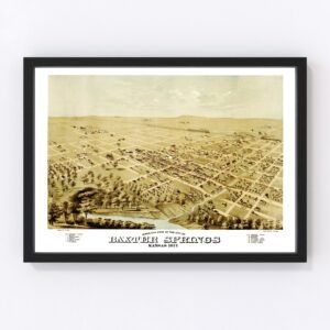 Baxter Springs Map 1871