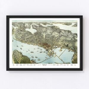 Seattle Map 1891