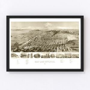 Salt Lake City Map 1891