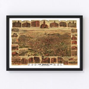 Los Angeles Map 1891