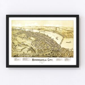 Monongahela City Map 1902
