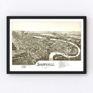 Sharpsville Map 1901