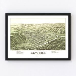 South Fork Map 1900