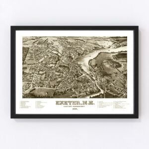 Exeter Map 1884