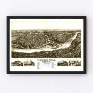 Chippewa Falls Map 1906