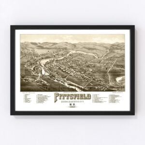 Pittsfield Map 1884