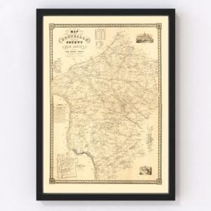 Hunterdon County Map 1851