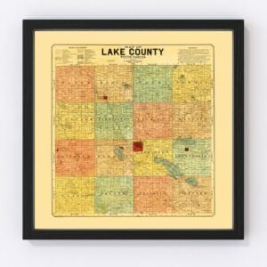 Lake County Map 1899