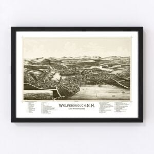 Wolfeborough Map 1889