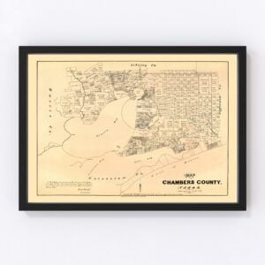Chambers County Map 1879