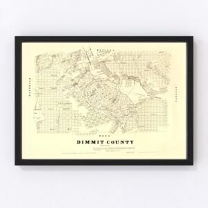 Dimmit County Map 1879