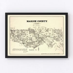 Marion County Map 1879