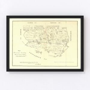 Orange County Map 1880