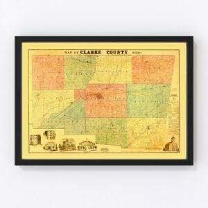 Clarke County Map 1859