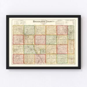Brookings County Map 1897