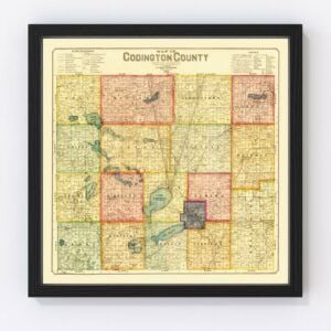 Codington County Map 1898