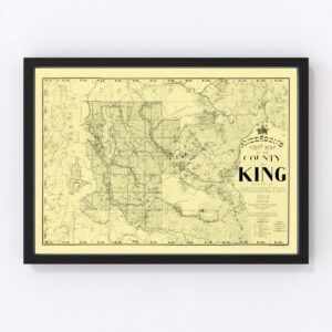 King County Map 1894