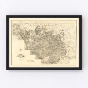 Larimer County Map 1884