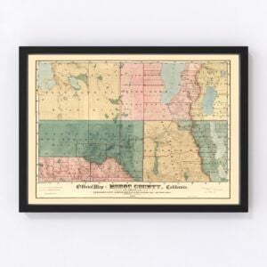 Modoc County Map 1887