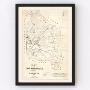 Bridgewater County Map 1848
