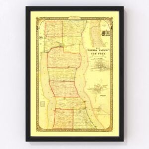 Seneca County Map 1858