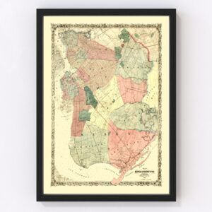 Kings County Map 1868