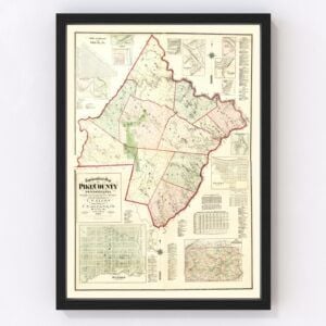 Pike County Map 1872