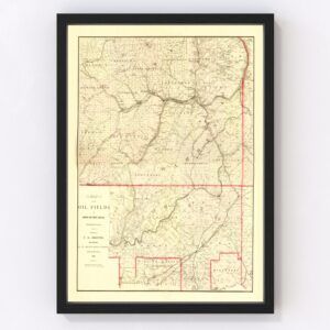 Warren County Map 1882