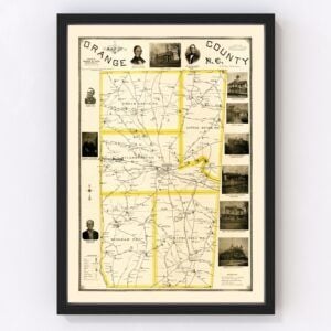 Orange County Map 1891