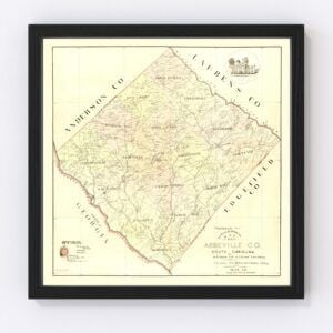 Abbeville County Map 1895