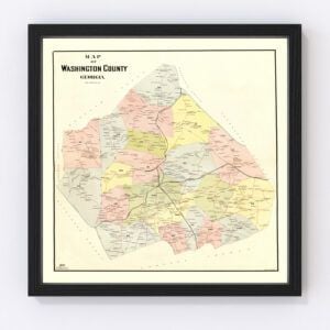 Washington County Map 1897