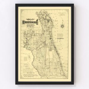 Brevard County Map 1893