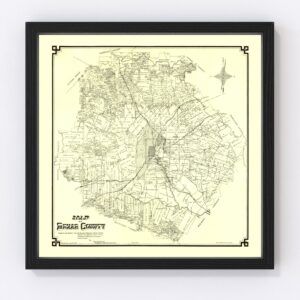 Bexar County Map 1887